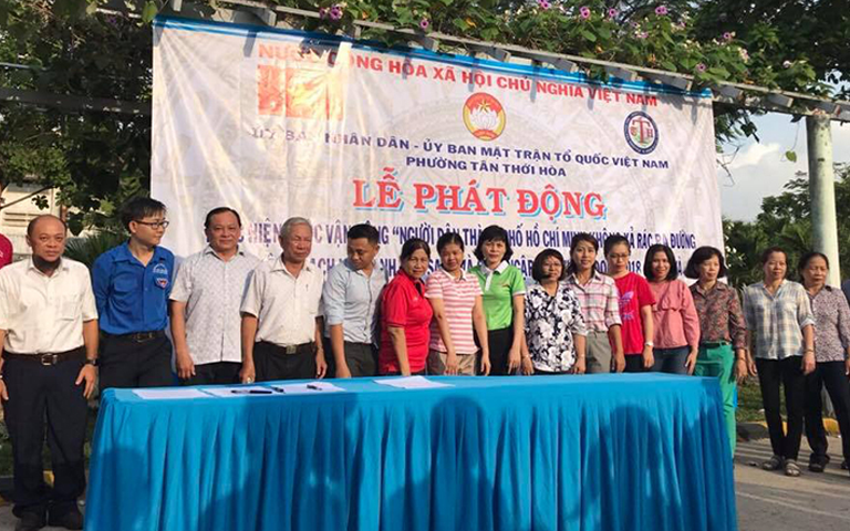 Bepharco hưởng ứng cuộc vận động " không xả rác ra đường và kênh rạch"