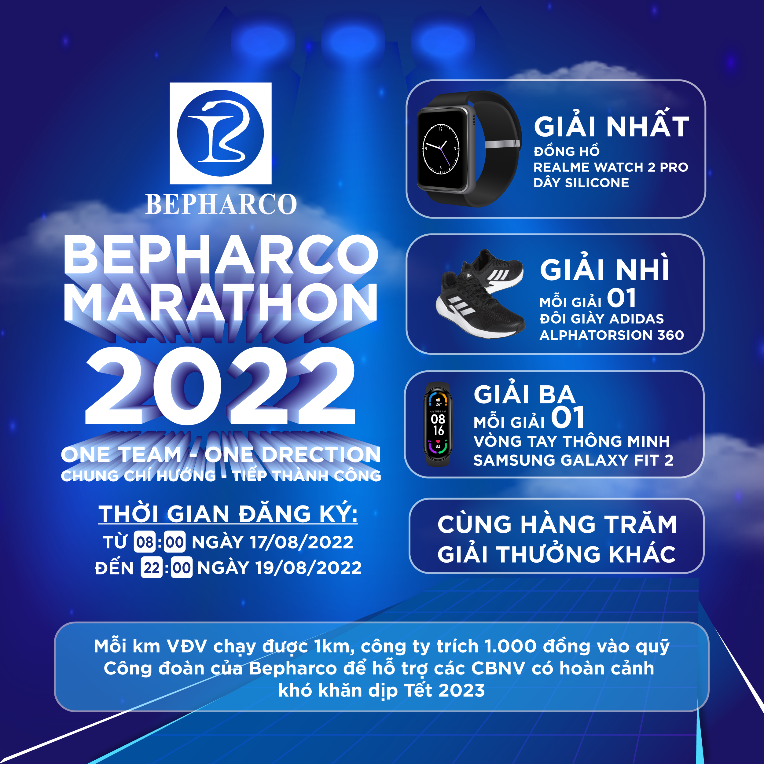 Bepharco tổ chức giải chạy BEPHARCO MARATHON 2022