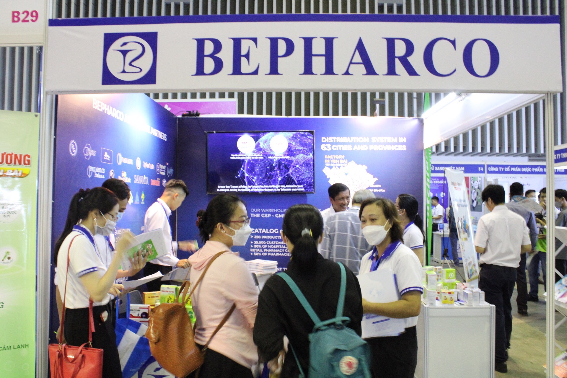 Bepharco khai trương gian hàng tại triển lãm Y tế Quốc tế lần thứ 17 - PHARMEDI VIETNAM 2022.