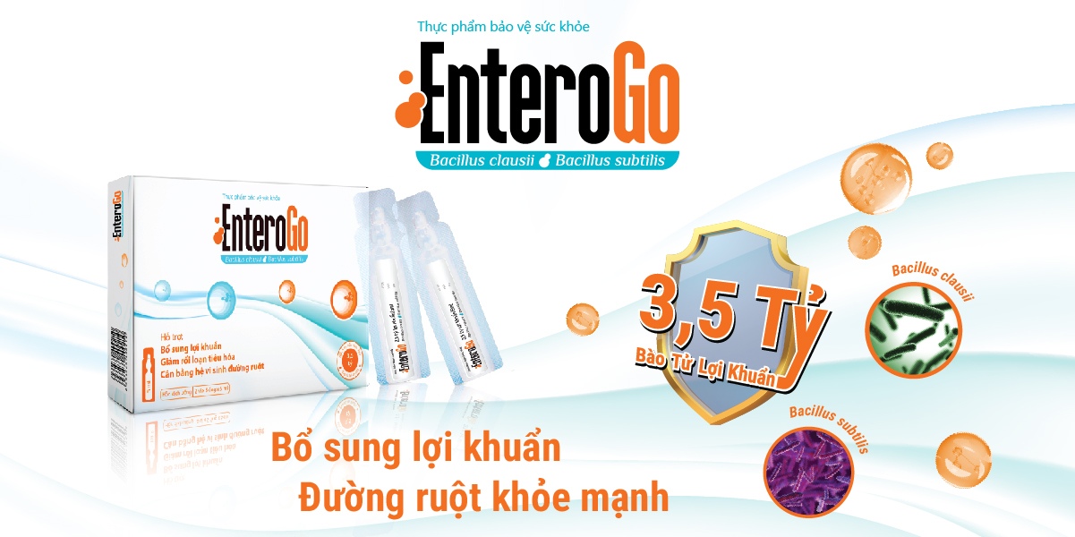 ENTEROGO - MEN ỐNG VI SINH CHO ĐƯỜNG RUỘT KHỎE