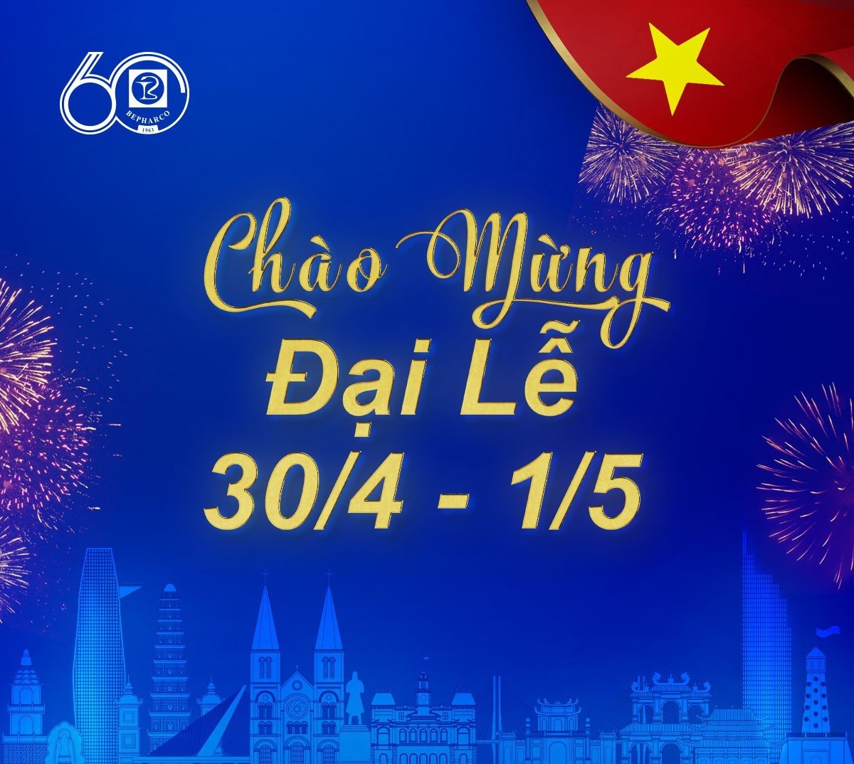 CHÀO MỪNG ĐẠI LỄ 30/04 - 01/05