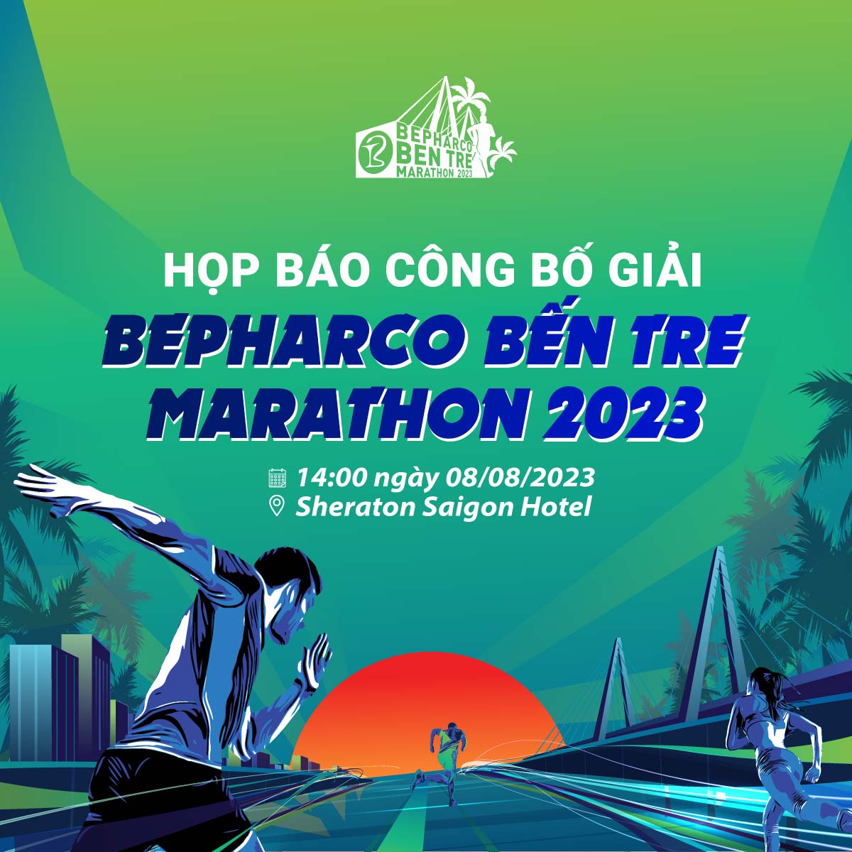 Họp báo công bố giải chạy Bepharco Bến Tre Marathon 2023
