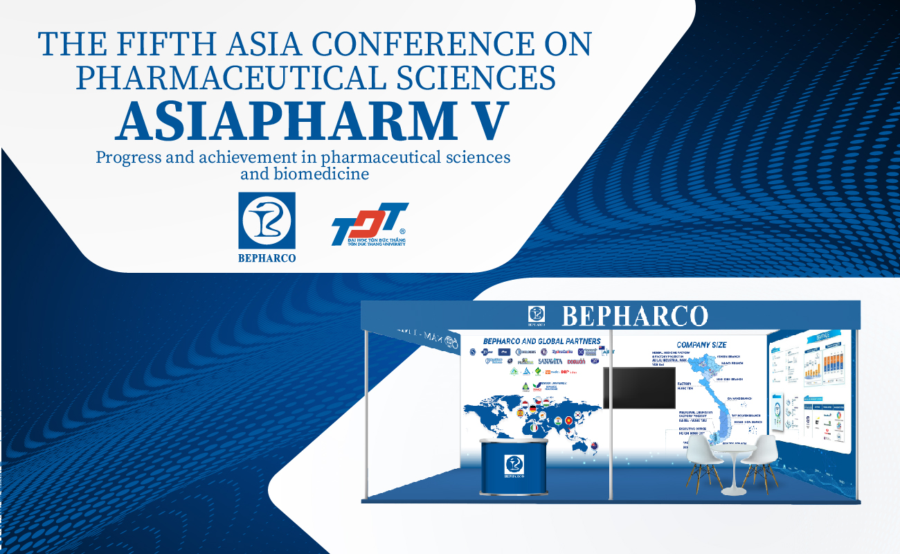 BEPHARCO - NHÀ TÀI TRỢ VÀNG TRONG HỘI THẢO DƯỢC HỌC CHÂU Á (Asia Pharm) LẦN THỨ V
