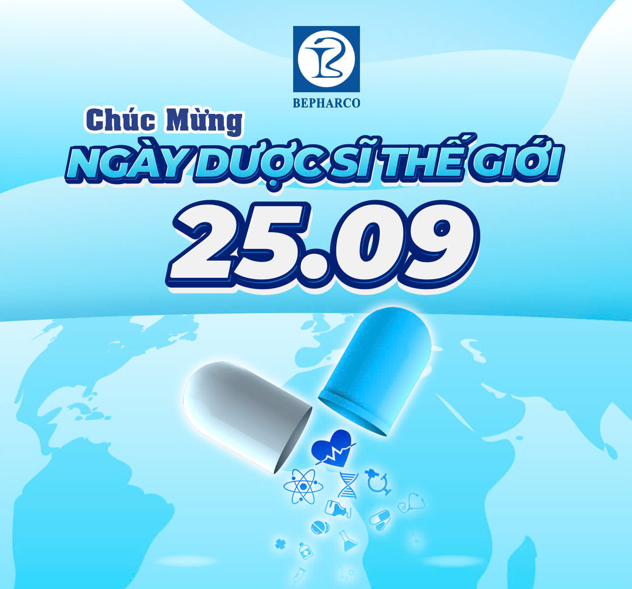 CHÚC MỪNG NGÀY DƯỢC SĨ THẾ GIỚI 25/9