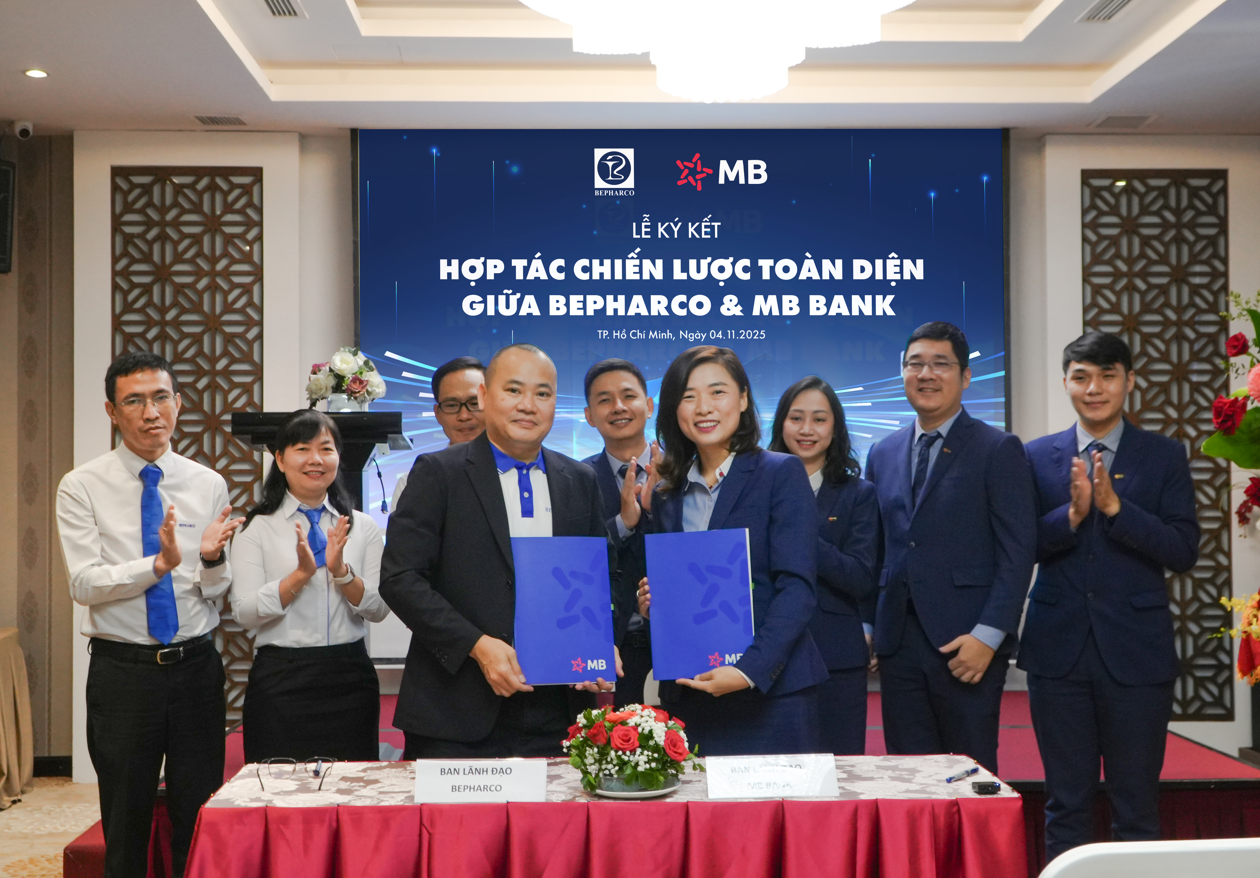 BEPHARCO KÝ KẾT HỢP TÁC CHIẾN LƯỢC TOÀN DIỆN CÙNG MB BANK