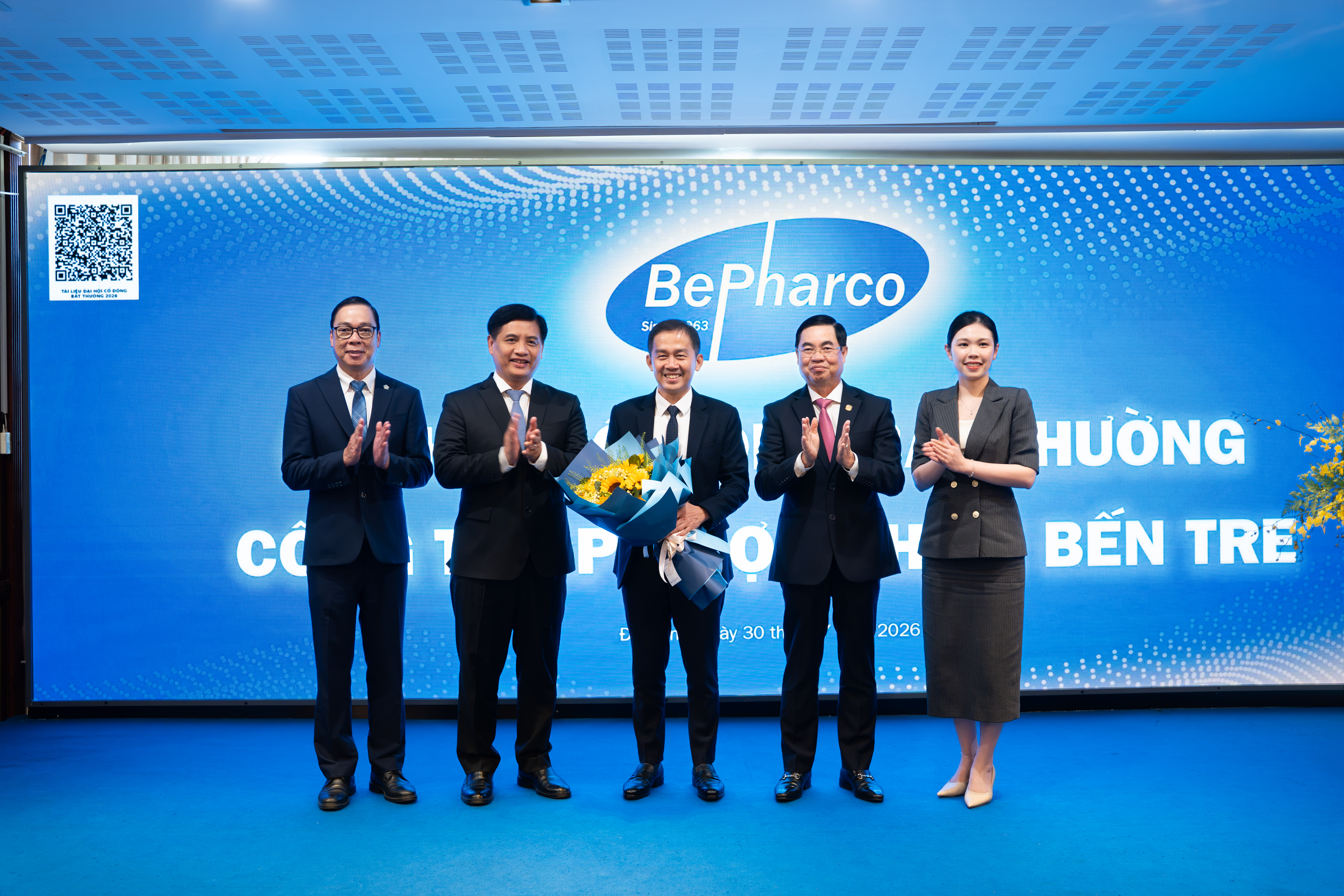 BEPHARCO KIỆN TOÀN BỘ MÁY LÃNH ĐẠO CẤP CAO TẠI ĐẠI HỘI ĐỒNG CỔ ĐÔNG BẤT THƯỜNG NĂM 2026