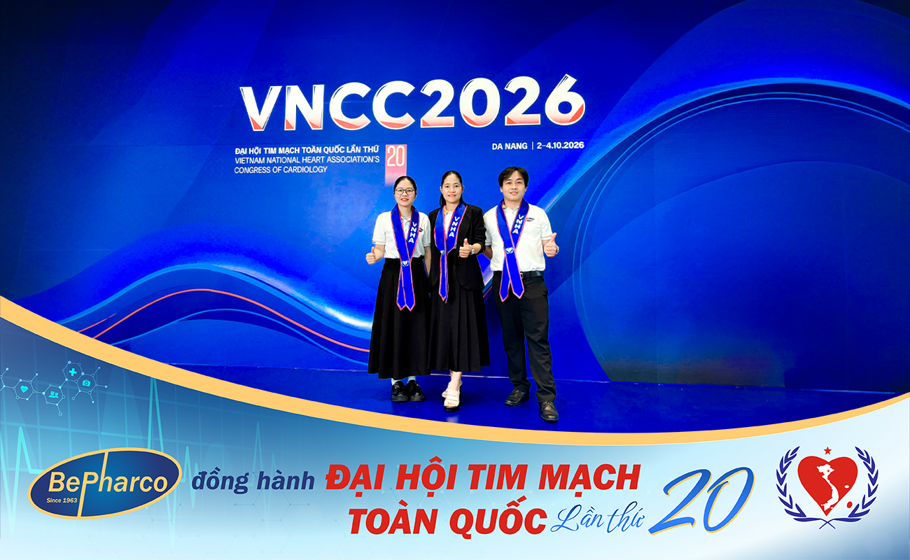 BEPHARCO ĐỒNG HÀNH CÙNG ĐẠI HỘI TIM MẠCH TOÀN QUỐC LẦN THỨ 20