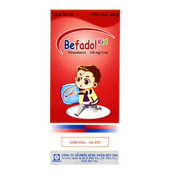 BEFADOL Kid chai 60ml