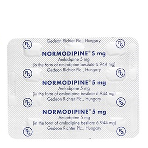 NORMODIPINE 5 mg - Bepharco