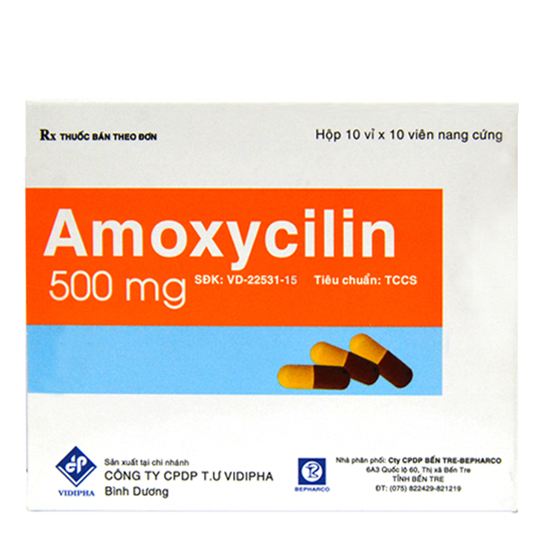 AMOXYCILIN 500 MG
