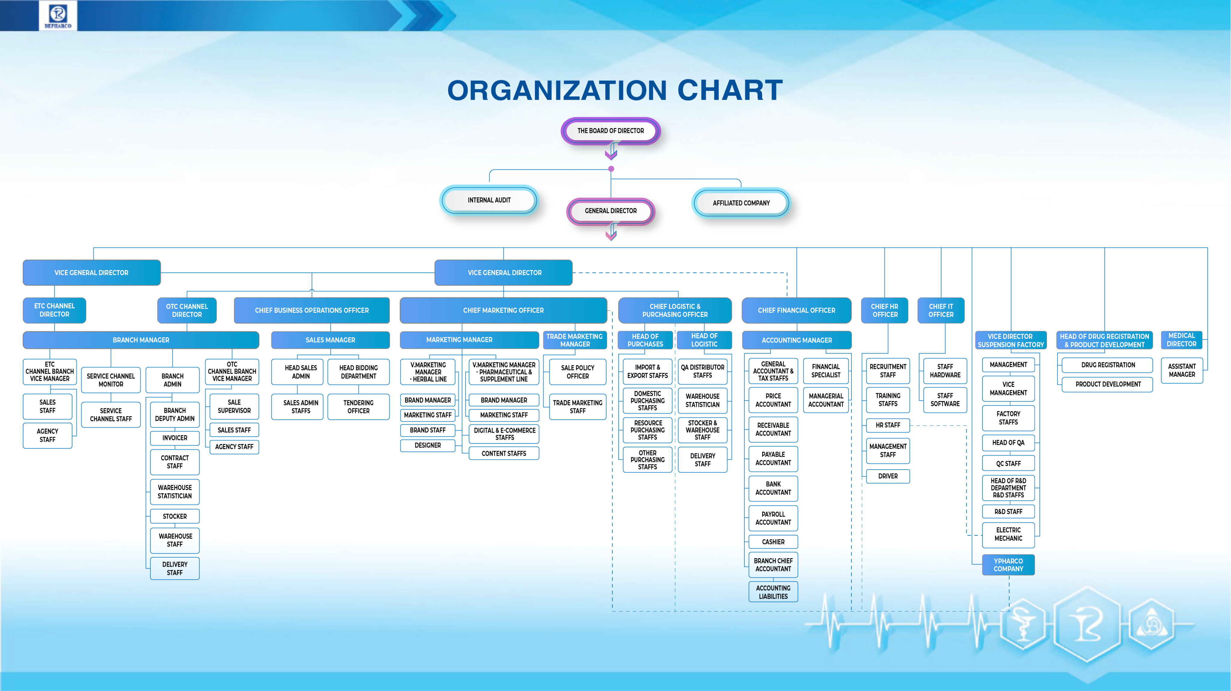 ORGANIZATION CHART - Bepharco
